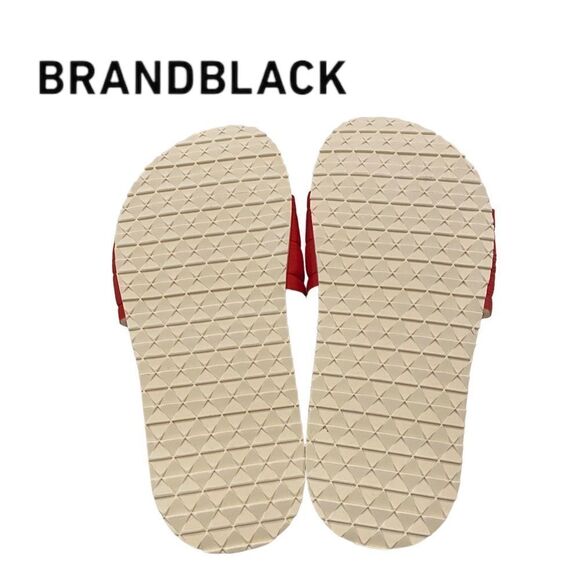 NEW in Box with Dustbag Brandblack Los Angeles Bonito Red Quilted Sandals - Picture 3 of 5